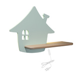 Lampa kinkiet półeczka LED 5W 4000K IQ Kids House miętowy 21-85214
