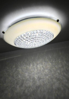 Plafonnier LED blanc Pristina 14-73150 avec cristaux