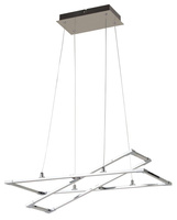 HANGING CEILING LAMP CANDELLUX APETI KSEROS LED SILVER GRAY 4000K