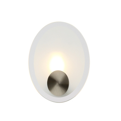 Wall lamp mat 1xG9 18cm 91-02924 Karat oval nickel