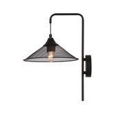 Aplică metal negru E27 Kiruna Ledea 50401207