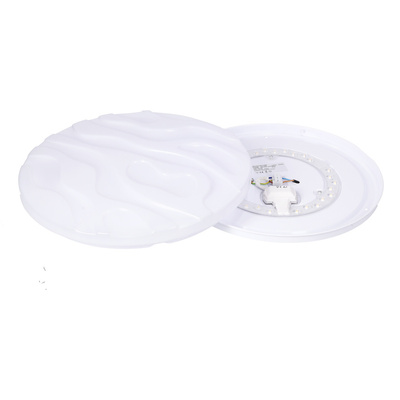 Plafoniera Nevada plafoniera alba 24w led 38,5 cm efect cer