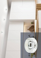 Plafonnier LED 3W rond verre clair SS-33 Candellux 2228815