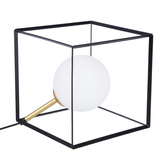 Lampka stołowa czarno-złota 20cm Weert Ledea 50501049