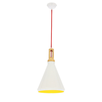 Plafoniera suspendata candellux robinson 31-37695 e27 alb/galben interior