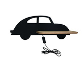 Raft de perete 5W LED 4000K IQ Kids Car negru 21-85078