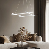 Pendant lamp Led ANDROS 4 light geometric shape designer lamp for living room 4000K