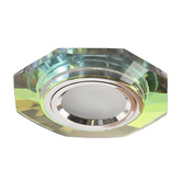 Plafonnier Candellux fixe hexagonal verre coloré