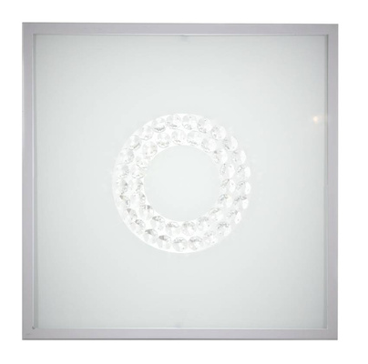 Plafoniera plafon 29X29 16W LED 6500K inel satinat LUX 10-60686