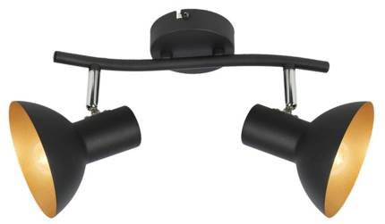 Applique candellux diso 92-63427 e27 noir+or