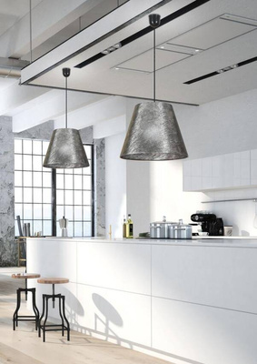 Hängende Deckenleuchte 1X60W E27 Silber PLATINO 31-38326