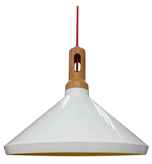 Plafoniera suspendata Candellux Robinson 31-37671 E27 interior alb/galben