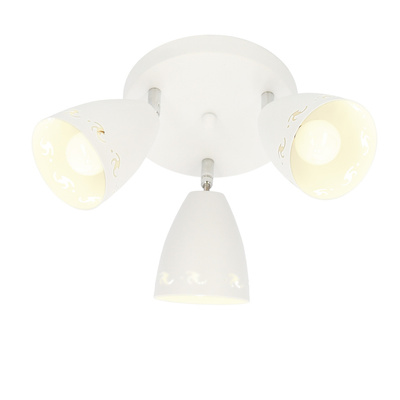 Plafonnier Coty 98-67135 3xE14 blanc mat