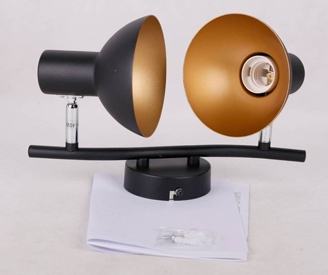 Wall lamp candellux diso 92-63427 e27 black+gold