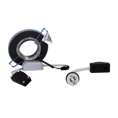 Plafonnier rond oeillet chromé 50W + LED SMD SK-92 2268705