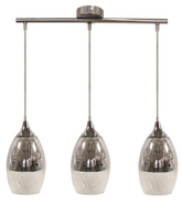Hanging lamp golden glass adjustable 3x60W Celia Candellux 33-51585