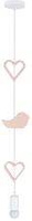HERZ BH HÄNGELAMPE 1X20W E27 IQ KIDS ROSA