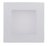 Quadratische Treppenleuchte Silberstahl G4 MS-09 2215191