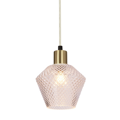 Greniko lampa wisząca talerz czarny 3x40W E14 klosz bezbarwny