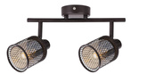 Deckenleuchte Kaffeegold mit bernsteinfarbenem Schirm 2x40W Canabera Candellux 92-81766