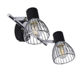 Wandleuchte Candellux Modo 92-61522 E14 Schwarz+Chrom