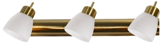 Lampa sufitowa Candellux 93-85453 Venice listwa 3*40W G9  biały patyna
