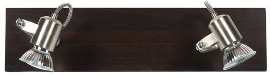 Plafonnier Candllux 92-01057 Dukat bande 2X50W GU10 bois