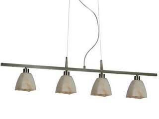 COMO # # OVERHANG 4X40W E14 PATINA