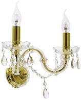 Aplic dublu auriu cu cristale Maria Teresa Candellux 22-94592