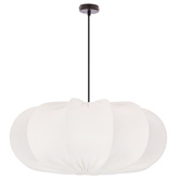 CAFEÉ  pendant lamp 52cm black 1x40W E27 shade latte