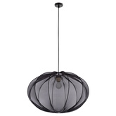 MELLOW Pendelleuchte schwarz 1x40W E27 Schirm 60 schwarze Kugel 31-41982