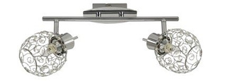 Lampa sufitowa Horus listwa regulowana 2-punktowa do kuchni metalowa