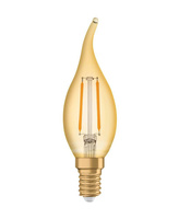 Żarówka LED E14 1,5W 120LM 2400K VINTAGE BA12 świeca OSRAM