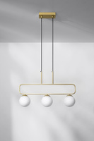 Suspension laiton blanc 3xG9 Jove 33-01573