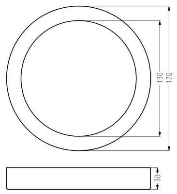 Plafoniera Candellux 2263755 Spn-04 Ip20 Led