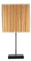 Lampe de table satin/pin Cajman 41-57405