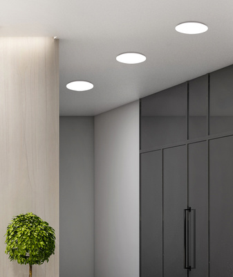 Weiße LED-Deckenleuchte 12W 4000K Mega 12-75048