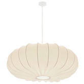 Hanging lamp CAFEE Scandinavian with cream latte shade 66cm modern ceiling lighting for living room and dining room E27