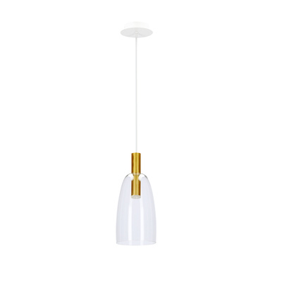 Lampe suspendue blanc et or LED 5W Modena Ledea 50133067