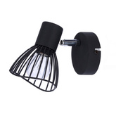 Aplic de perete 1X40W E14 negru FLY 91-61881