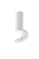 Lampa tub de tavan 20cm inel alb 2282725