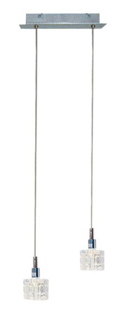 Ceiling lamp32-05922 Rubik 2X40 G9chrom crystal