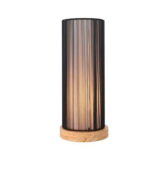 Lampa de masa neagra + lemn Kyoto Ledea 50501215