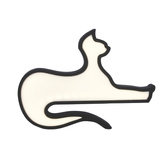 LAMPE DE TABLE LED CHAT POUR ENFANTS IQ KIDS NOIR