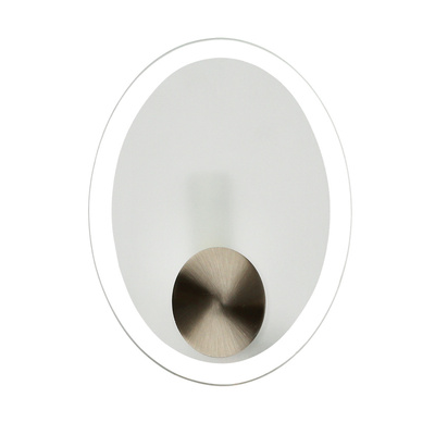 Wandleuchte matt 1xG9 18cm 91-02924 Karat oval Nickel