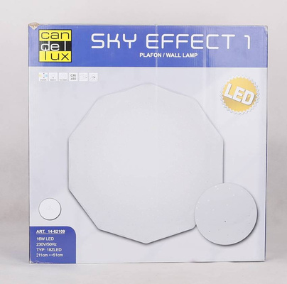 Lampa Sufitowa Candellux Sky 14-62109 Plafon Led 6500K