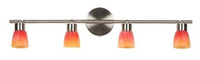 Drops Strip 4*40W G9 Nickel Mat Arc-en-ciel