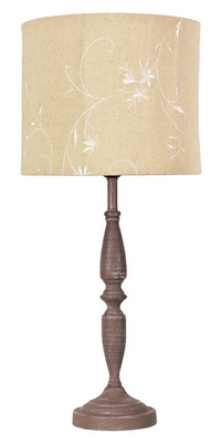 Beige Tischlampe 60W E27 Safari 41-03393