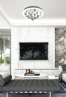 lampa plafon candellux apeti korfu led chromowy 4000k