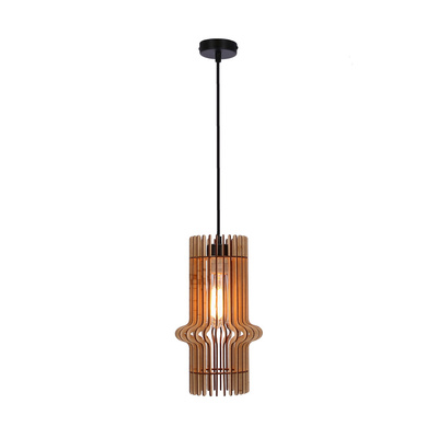 Eco 4 Hängelampe 1x40 E27 Lampenschirm aus Holz